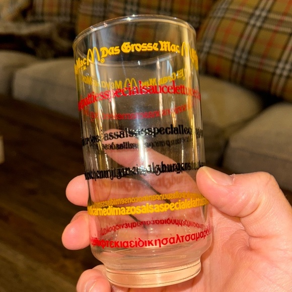 VTG McDonald's Restaurant Big Mac Slogan Collectible Drinking Glass Cup - Picture 11 of 13